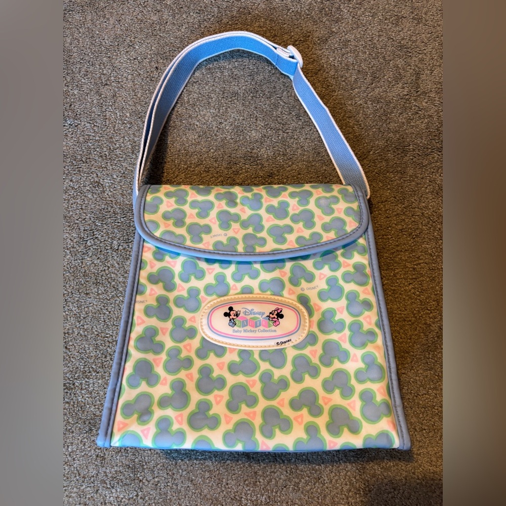 Vintage Disney Babies "Baby Mickey Collection" diaper bag or bottle tote